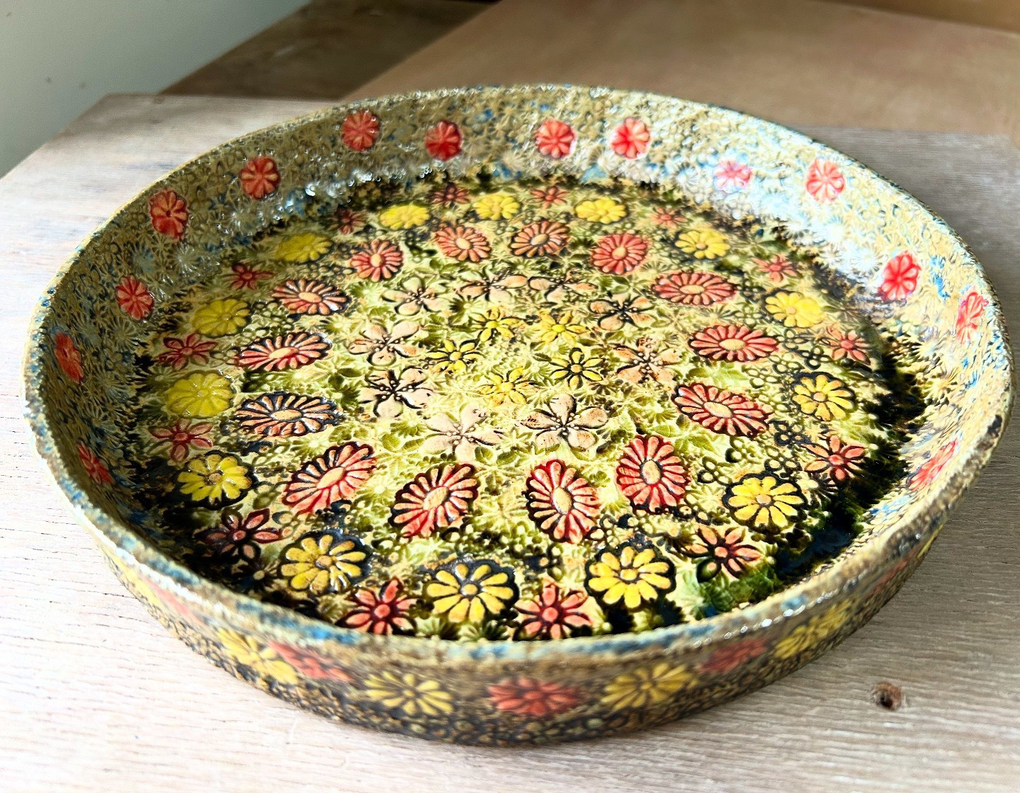 印花釉彩