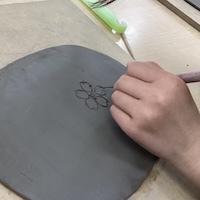 櫛描き
